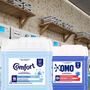 Kit Lavandeira: Lava Roupas Líquido Lavanderia Pro Omo 7L + Amaciante Lavanderia Pro Comfort 7L
